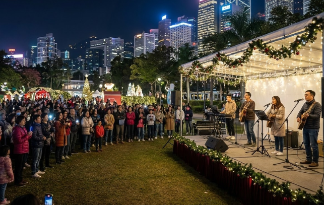 香港藝人之家40週年大型戶外音樂佈道會 領人歸主榮耀神